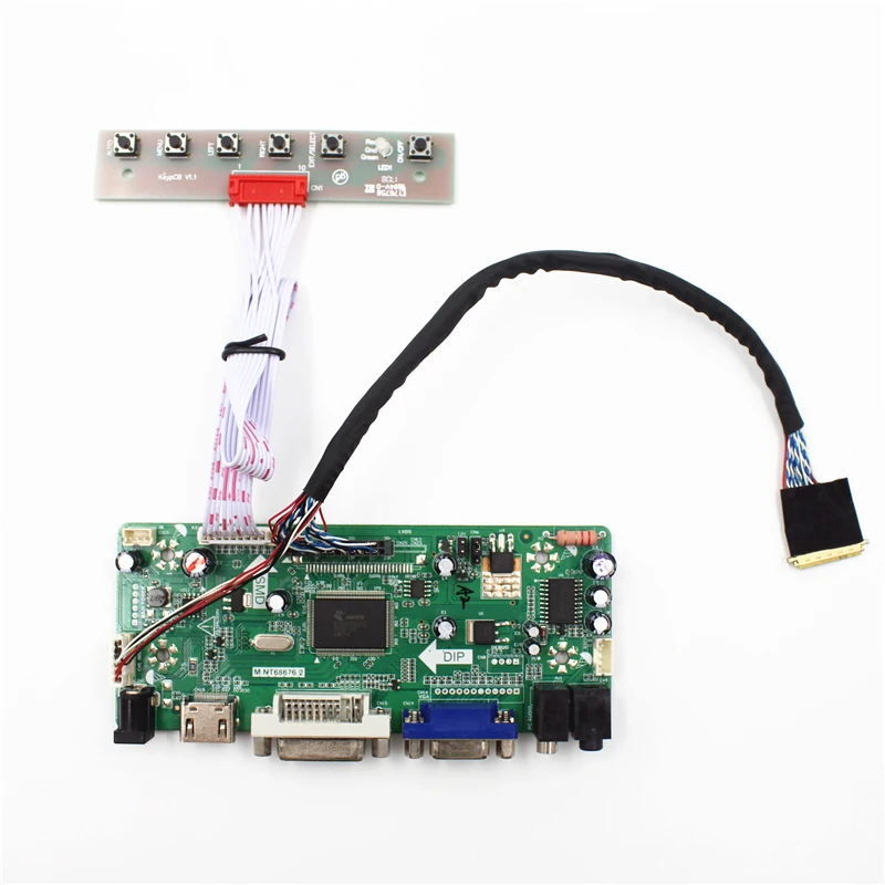 

TFT lcd controller board kit with VGA DVI HDMI-compatible AUIDIO for 15.6 inch 1920X1080 N156HGE-L11 LVDS diy by free shipping