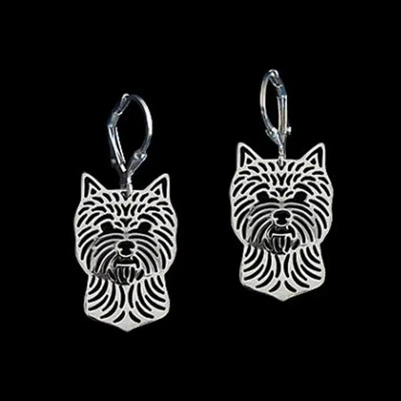 High Quality Alloy Pet Dog Earrings Women\'s Jewelry Norwich Terrier Earrings