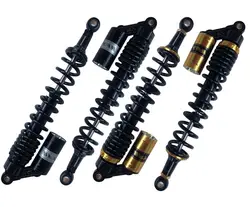 8mm Spring 400MM/440MM/450MM/460MM/470MM/480MM Motorcycle Shock Absorbers For Honda Yamaha Suzuki Kawasaki Quad ATV Black