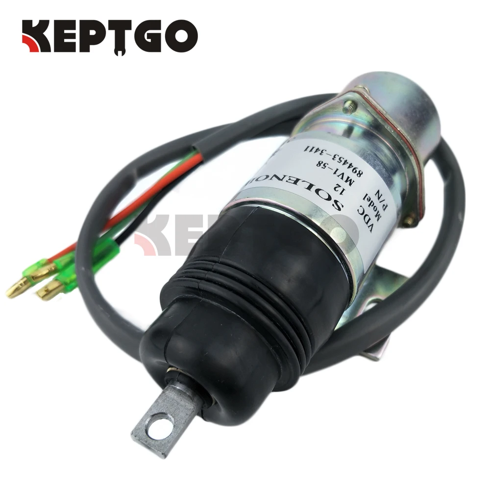 

894453-3411 MV1-58 Stop Solenoid 12VDC 8-94453341-0 for Hitachi Isuzu Engine