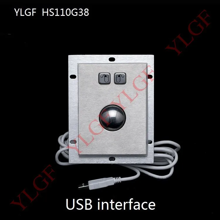 

Trackball mouse YLGF HS110G38-U USB interface Embedded Industrial mouse waterproof (IP54), dust, anti violence