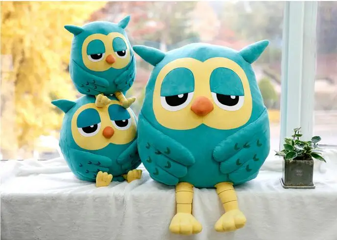 

20CM Popular Night Owl Plush Toy Baby Toys Stuffed Animal Doll Soft Baby Birthday Gifts Kids Toy PT041