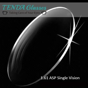 Gafas asféricas ultrafinas, lentes graduadas para monturas de gafas, lectura de miopía, 1,61