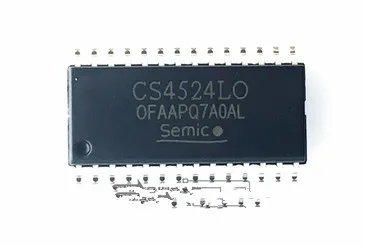 5PCS/LOT  CS4524LO  CS4524L0  SOP28  IC card interface chip   New original