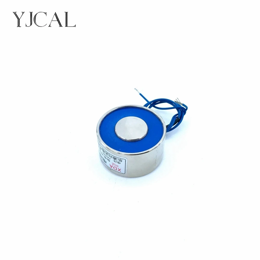 YJ-34/18 Holding Electric Sucker Electromagnet Magnet Dc 12V 24V Suction-cup Cylindrical Lifting 18KG Gallium Metal China