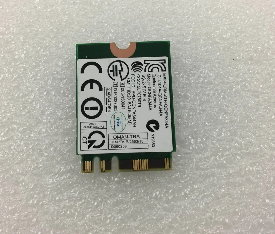 New For Atheros QCNFA344A Killer 1435 Dand Band 867Mbps 802.11ac For Bluetooth 4.1 NGFF M2 WiFi Wireless Card