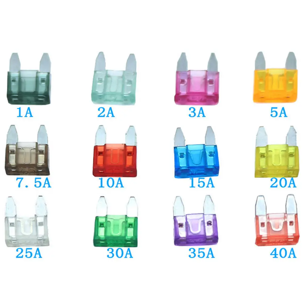 EE support  DIY 120PCS  MIX Car Mini Standard Blade Fuse 5 7.5 10 15 20 25 30 Amp ATM APM Universal Car Accessories  XY01