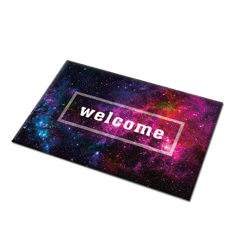 PAYSOTA-Modern Cosmic Sky Welcome Carpet, Bedroom, Living Room, Tide Floor Mat