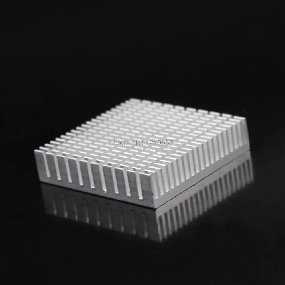 10 Pcs lot Gdstime Aluminium Radiator Heatsink Heat Sink 50mm x 48mm x 11mm