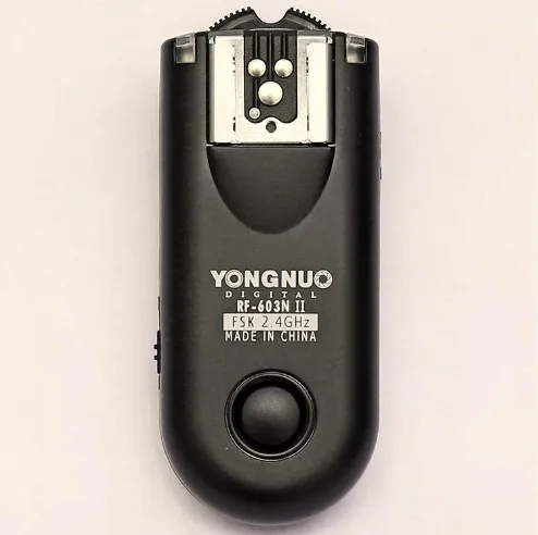 

Беспроводной триггер вспышки Yongnuo RF-603 II N3,RF 603N II/пульт дистанционного управления для вспышки Nikon yongnuo speedlite