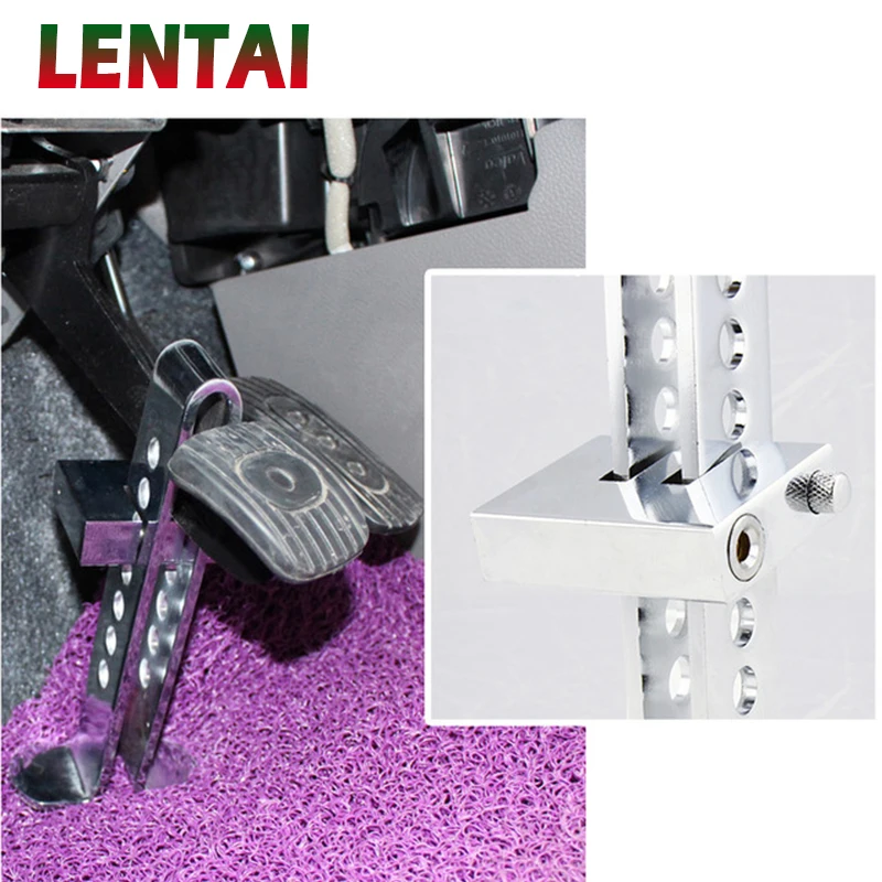 LENTAI 1Set Car Clutch Brake Lock Safety Lock Tool Stainless Anti-theft Device For Mercedes W205 W203 Volvo XC90 XC60 Alfa Romeo