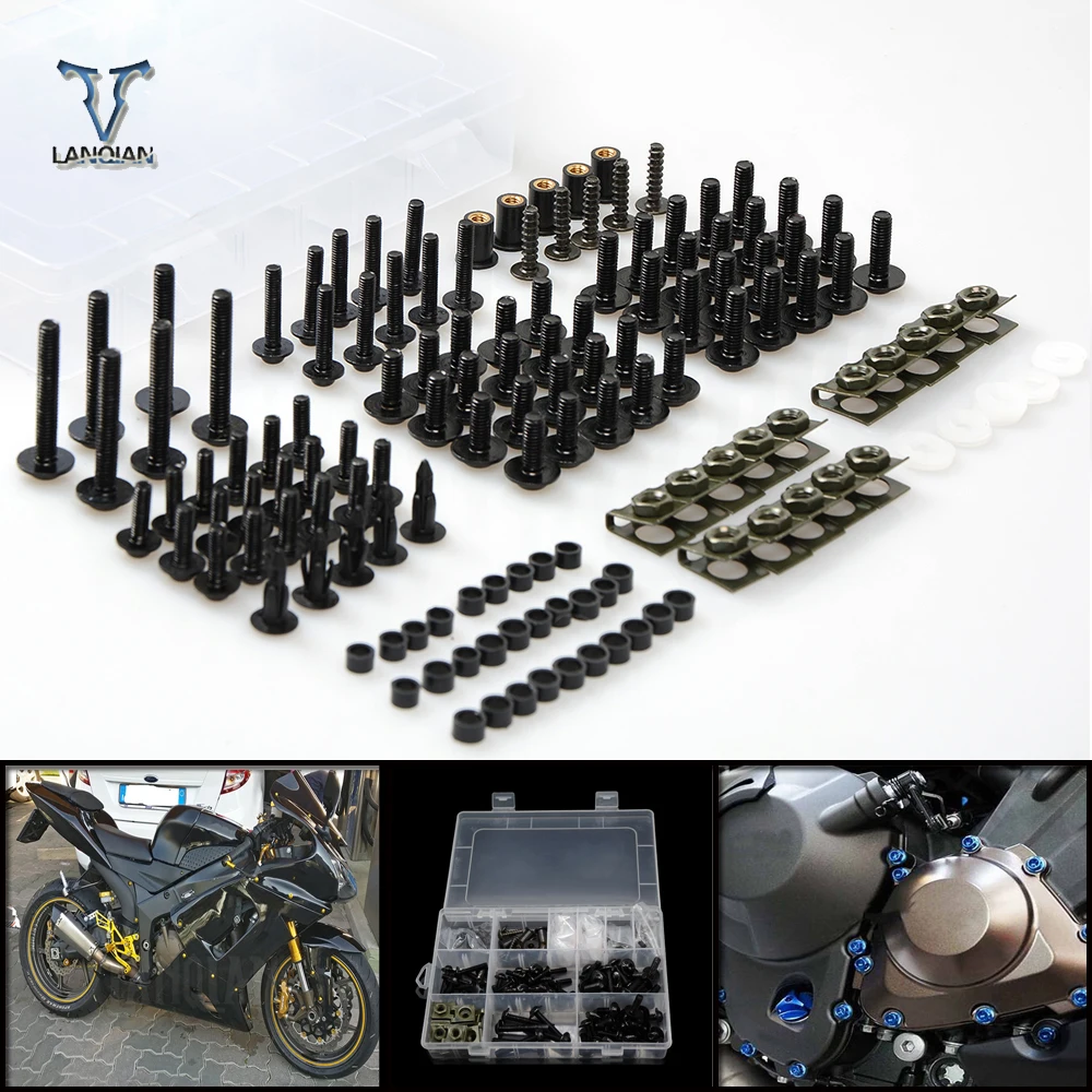 CNC Universal Motorcycle Fairing/windshield Bolts Screws set For BMW k1600gt k1600gtl r1200r k1300s k1300r k1300gt r1200gs