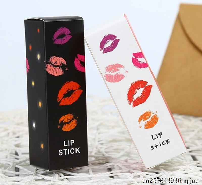 

1000pcs Lipstick Packaging Boxes Paperboard Packing Box Colorful Kraft Paper Gift Craft Box Wedding Birthday Party Favor