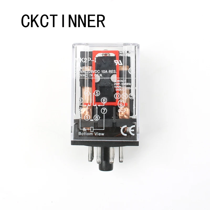 Intermediate relay MK3P-I MK3P small electromagnetic relay with base 11PIN DC12V DC24V AC110V AC220V