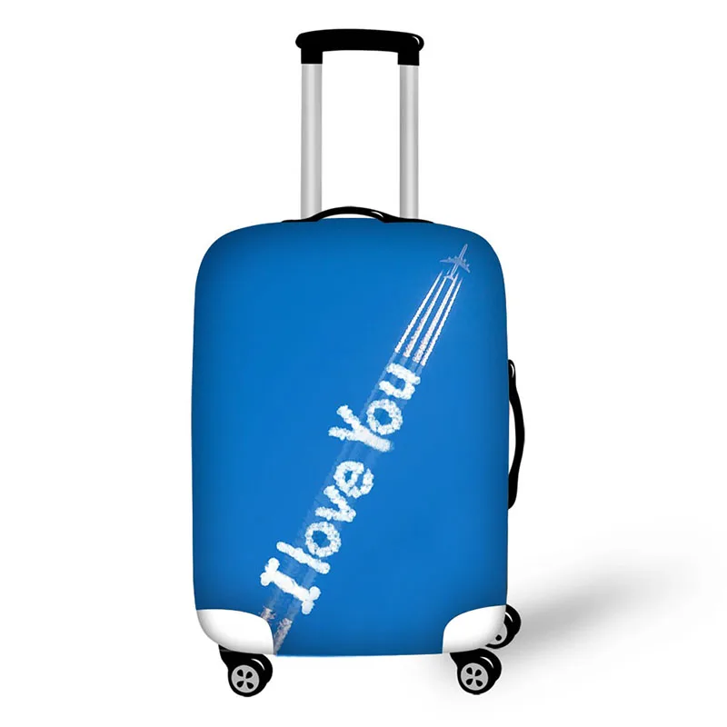 Aircraft Plane Jet Pattern Travel Accessories Suitcase Protective Covers 18-32 Inch Elastic Luggage Dust Cover Case Stretchable