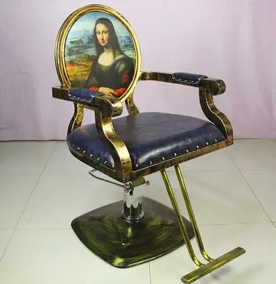 Custom-Made Rambut Cutting Kursi Besi Seni Rambut Kursi dan Salon Rambut Eropa Gaya Rambut Rambut Cutting Kursi Sampo.