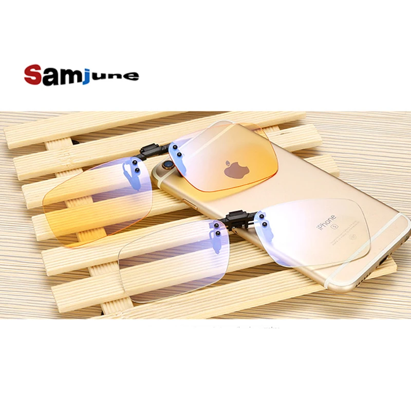 Anti Blue Rays Computer Goggles Game Glasses clip on glasses eye protect day and night Radiation resistant Anti-Blue Eyewear