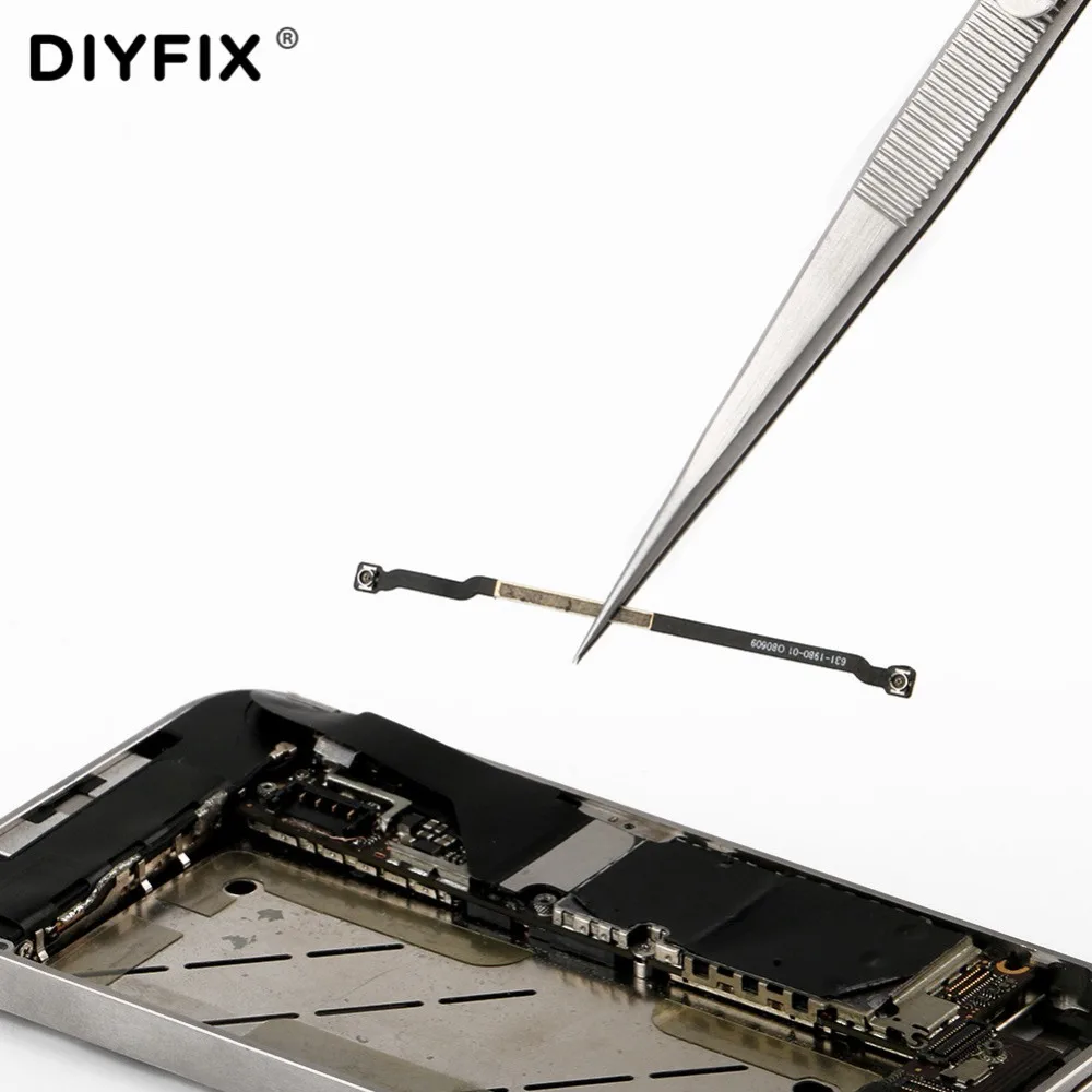 DIYFIX 6,38 "Präzision Einstellbare Slide Lock Anti Statische Pinzette Für Schmuck Elektronische Komponente Holding Reparatur Werkzeuge