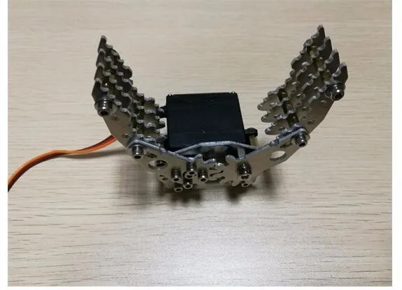 Zampa di pinza per artiglio robotico in metallo per braccio meccanico Robot compatibile con MG996R Servo al progetto di insegnamento del modello robotico fai da te