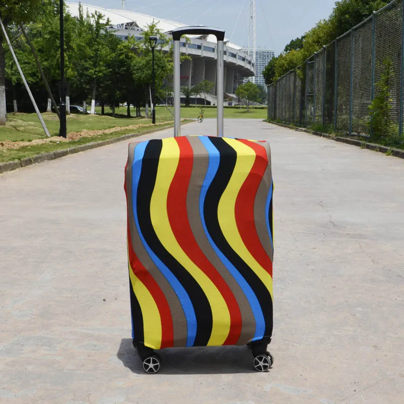 Travel Luggage Cover Protective Suitcase cover Trolley case Travel Luggage Dust cover for 18 to 28 inch Fashion Elastic