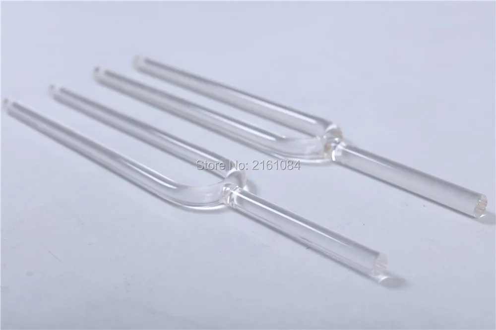 

16mm clear quartz crystal singing tuning fork with CDEFGAB note with Free Suede