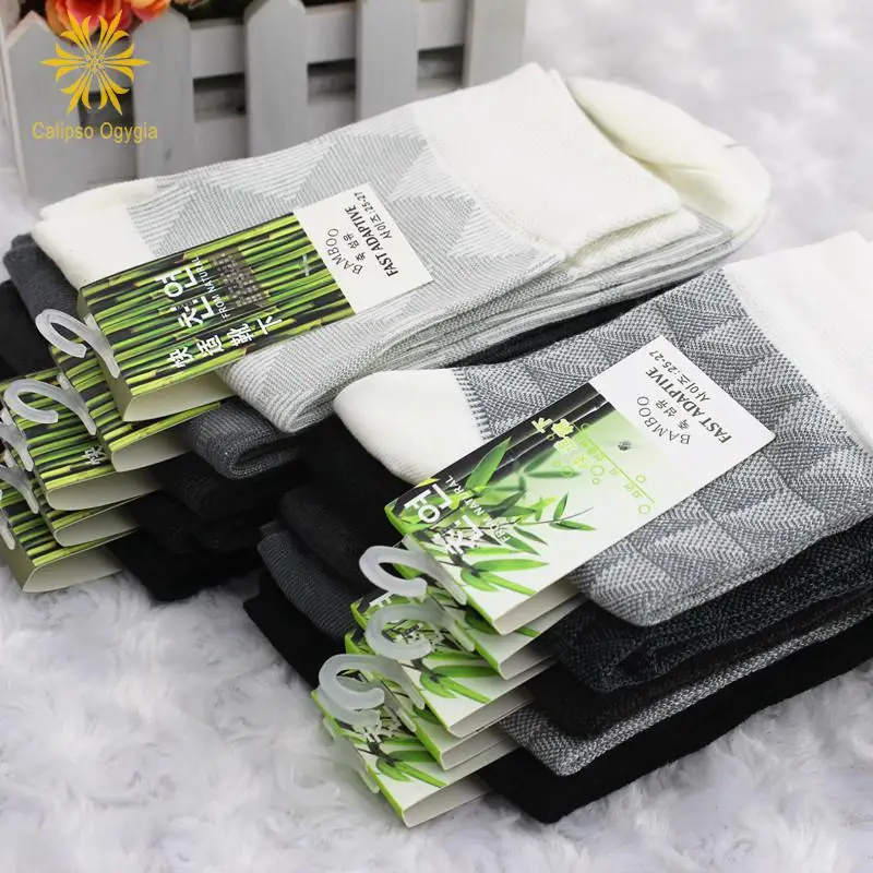 12 Pairs/Lot Men Socks Classic Suit Bamboo Firbre Business Dress Socks Size Eur 36-43 Meias Homens Men Socks Free Shipping