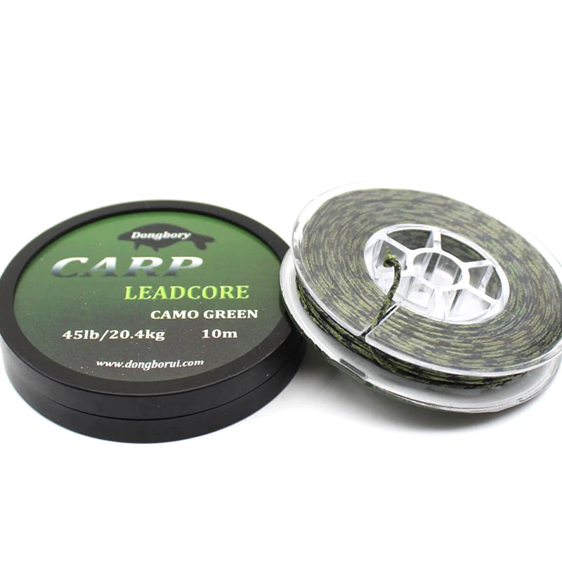 

Hooklink Carp Fishing Line Leadcore Hook Link Camouflage Braided Line Hair Rig Lead Core Tackle Carp Fishing Line with lead Core