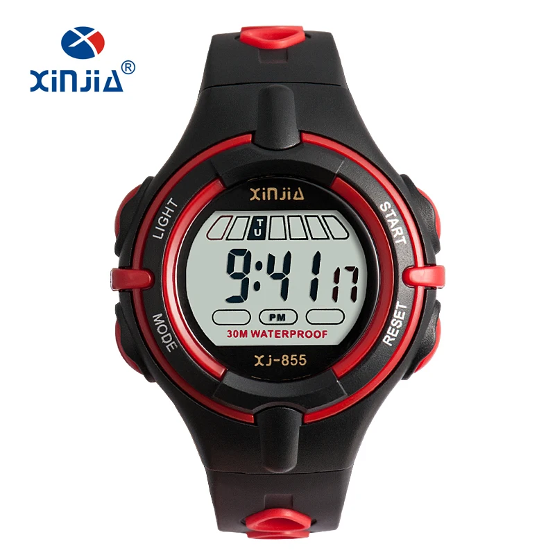 Digital Jelly Fashion Watches For 3bar Water Resistant Sport Swimming Diving Women  Boy and Girl Wristwatch Dual Color