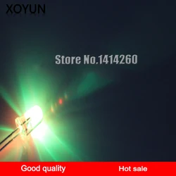 100pcs/lot 3MM three-color LED LED flash flash LED long legs