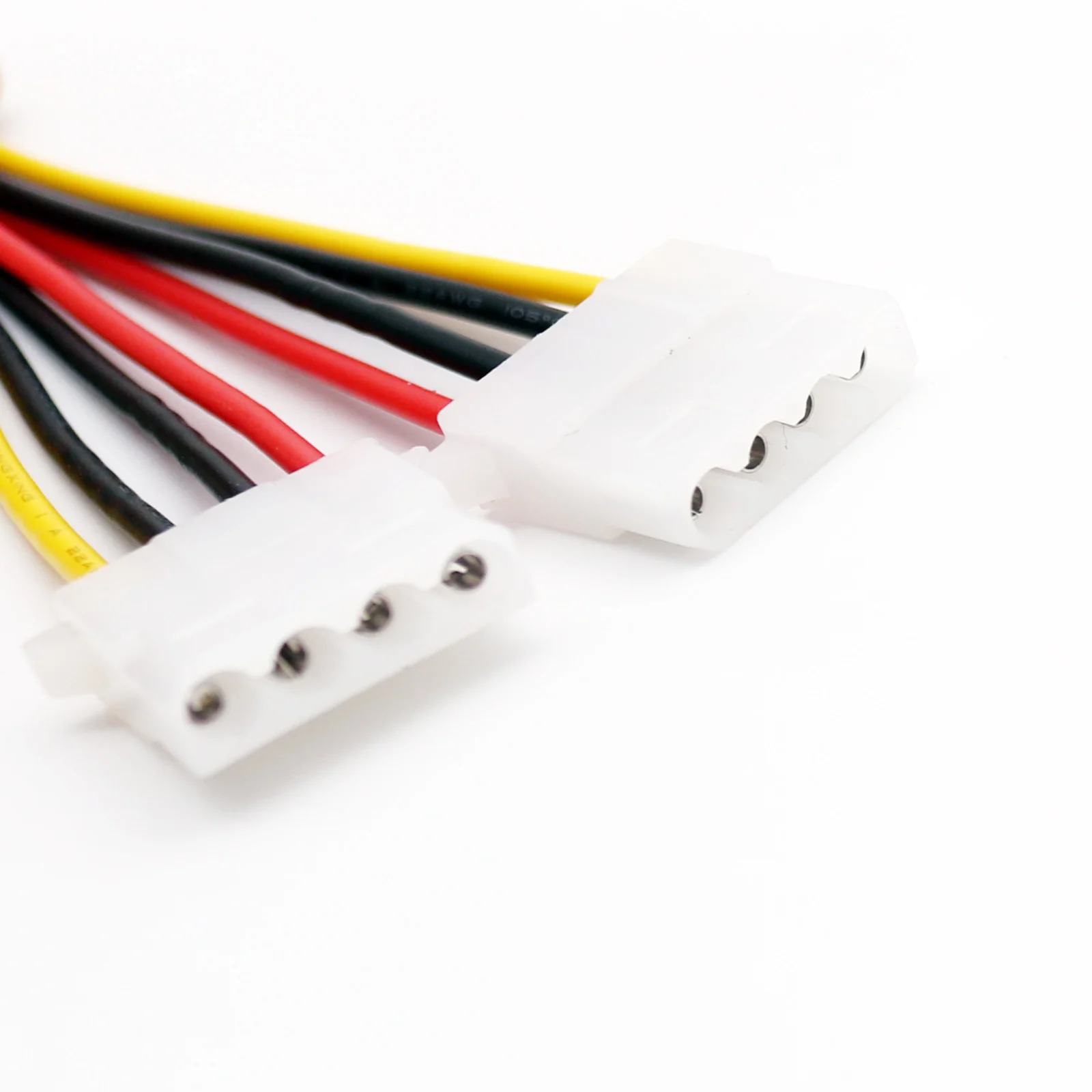 10 chiếc IDE 4 Molex Nữ 4 Nữ Điện Nối Dài Cổng Kết Nối Cáp IDE 4 Nữ để dây Cáp 30 cm