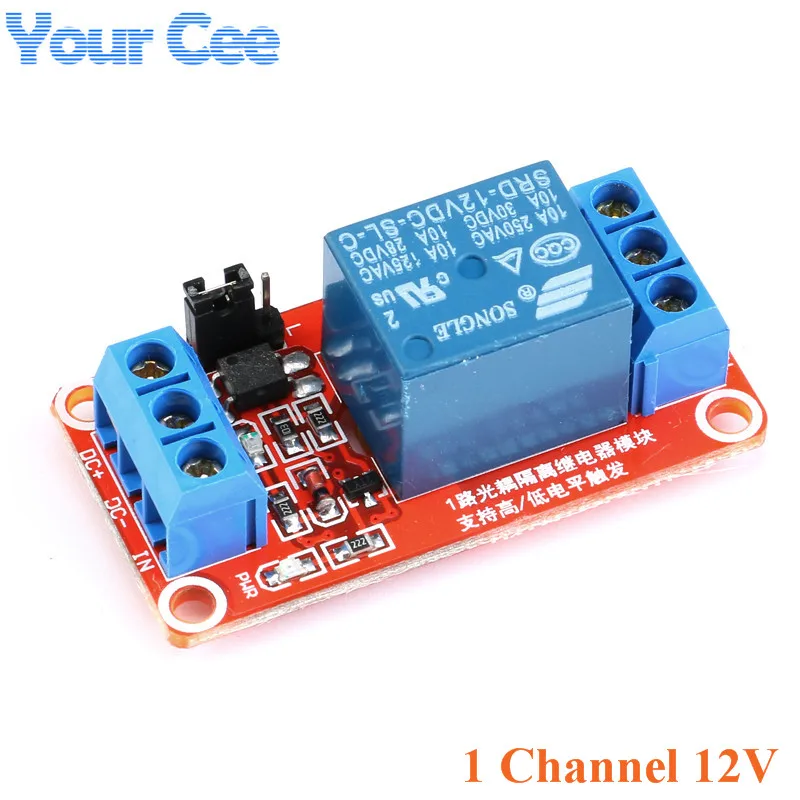 1 2 4 8 Way Channel Relay Module 5V 12V 24V with Optocoupler Support High and Low Level Trigger for Arduino