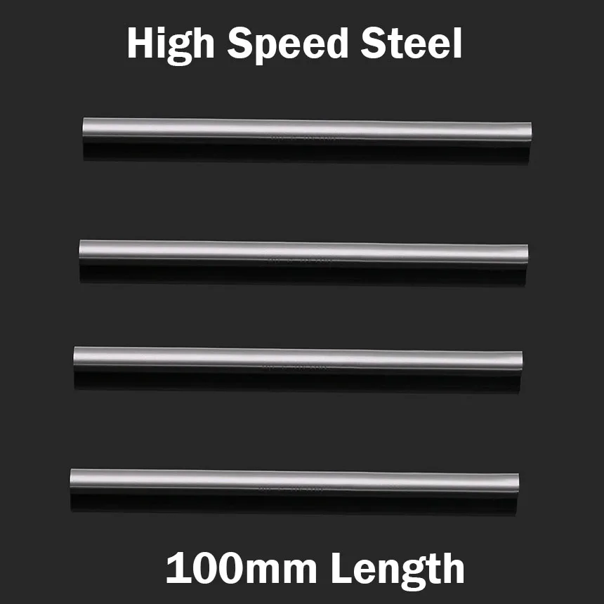 1mm 1.5mm 2mm 2.5mm 3mm OD 100mm Length High Speed Steel HSS Jobber Drill Bit Boring Round CNC CuttingTurning Lathe Tool Bar Rod