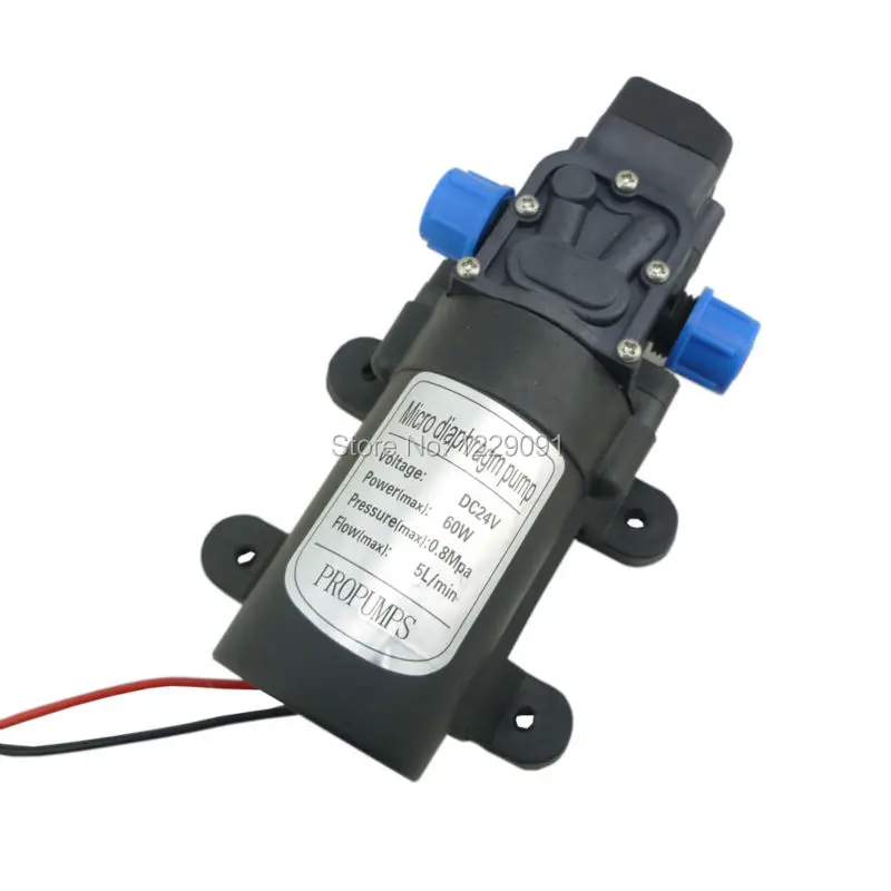 self priming high pressure DC 24 volt 60W 5L/min mini Water Pump Automatic pressure switch for cleaning, sprayer , irrigation