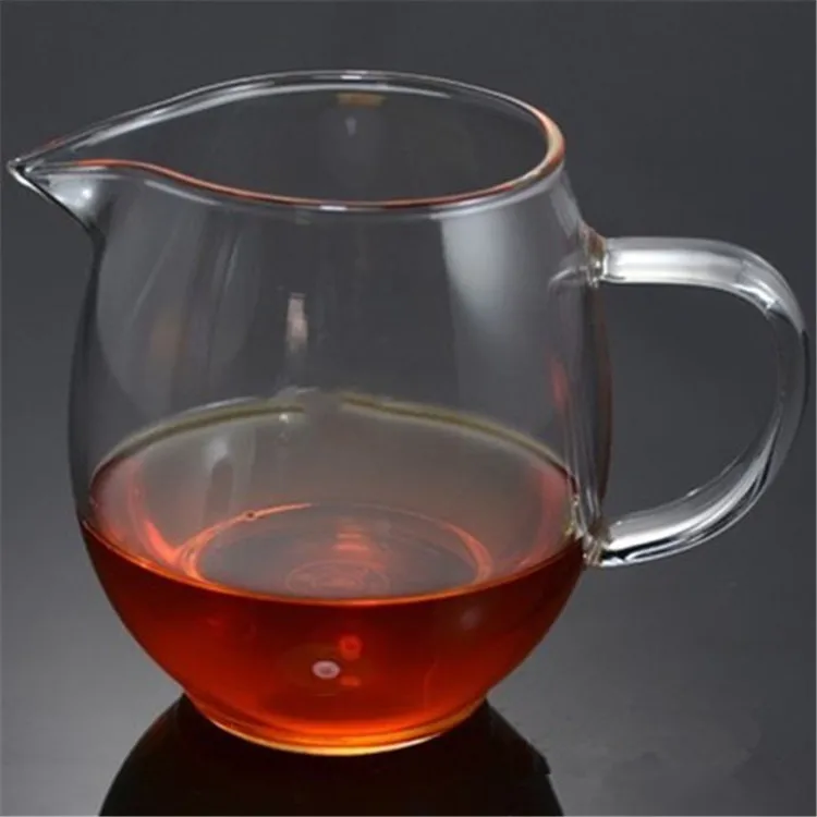 450ml Handmade Heat-Resisting Glass teapot,Cha hai Gongdao Teacup Fair mug,kung fu tea cups teaset gongdao bei tea cup