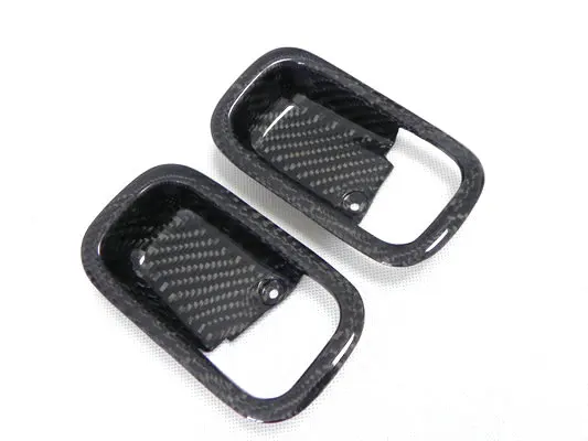 For Nissan S14 Carbon Fiber Interior Replacement RHD Glossy Finish Radio Center Control Window Switch Door Handle Cover Trim Kit