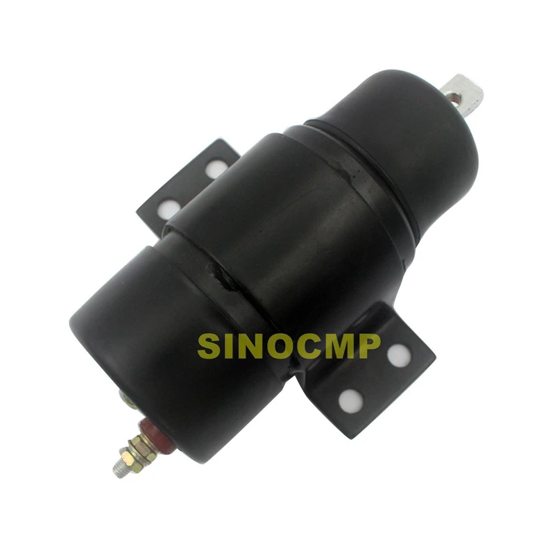 

24v fuel stop shutdown shut off flameout solenoid ME040145 053400-0745 for Kato excavator