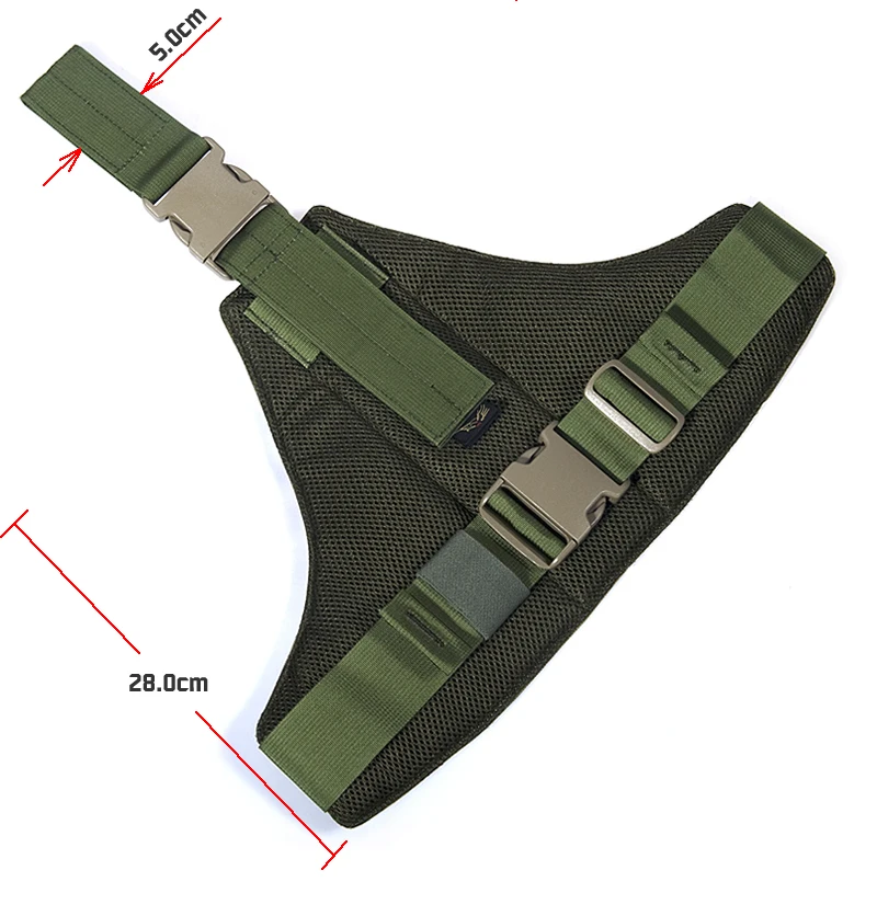 Imagem -04 - Flyye-alça de Perna Triângulo para Vida Selvagem Faixa para Perna Uso ao ar Livre Equipamento Pacote Placa Rígida B001