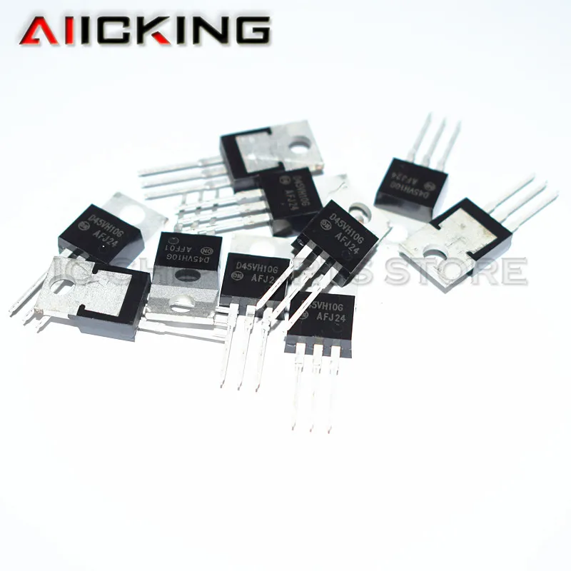 Puce IC intégrée d'origine, D44VH10G, D45H11G, D45VH10G, TO-220, nouveau, en stock, 10 pièces