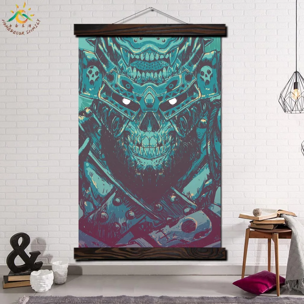 Japan Warlord of Mercy Modern Wall Art Print Pop Art Picture And Poster Framed Scroll Canvas Painting Home Decor Canvas Poster