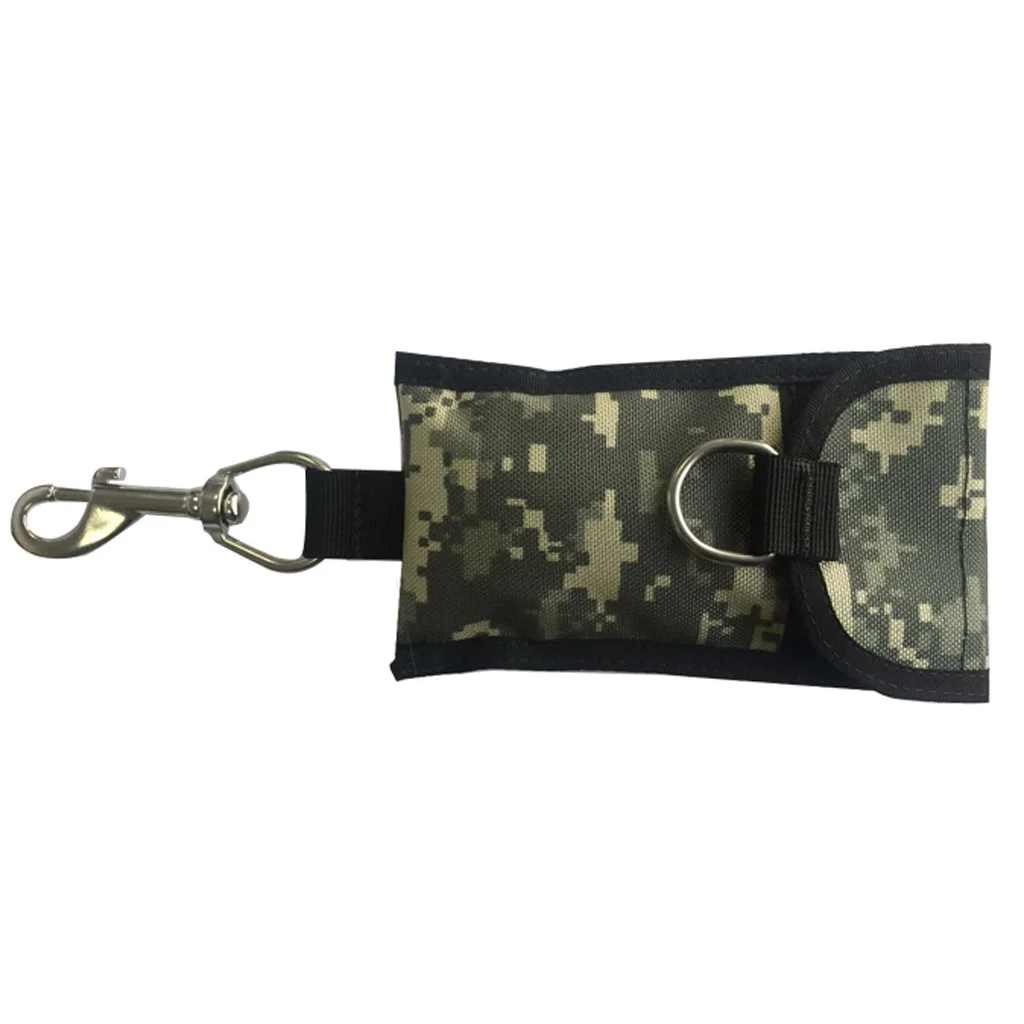 Scuba Diving Single Reef Drift Hook Webbing Bolt Clip & Storage Bag Scuba Cave Diving Current Bolt Snap Single Hook