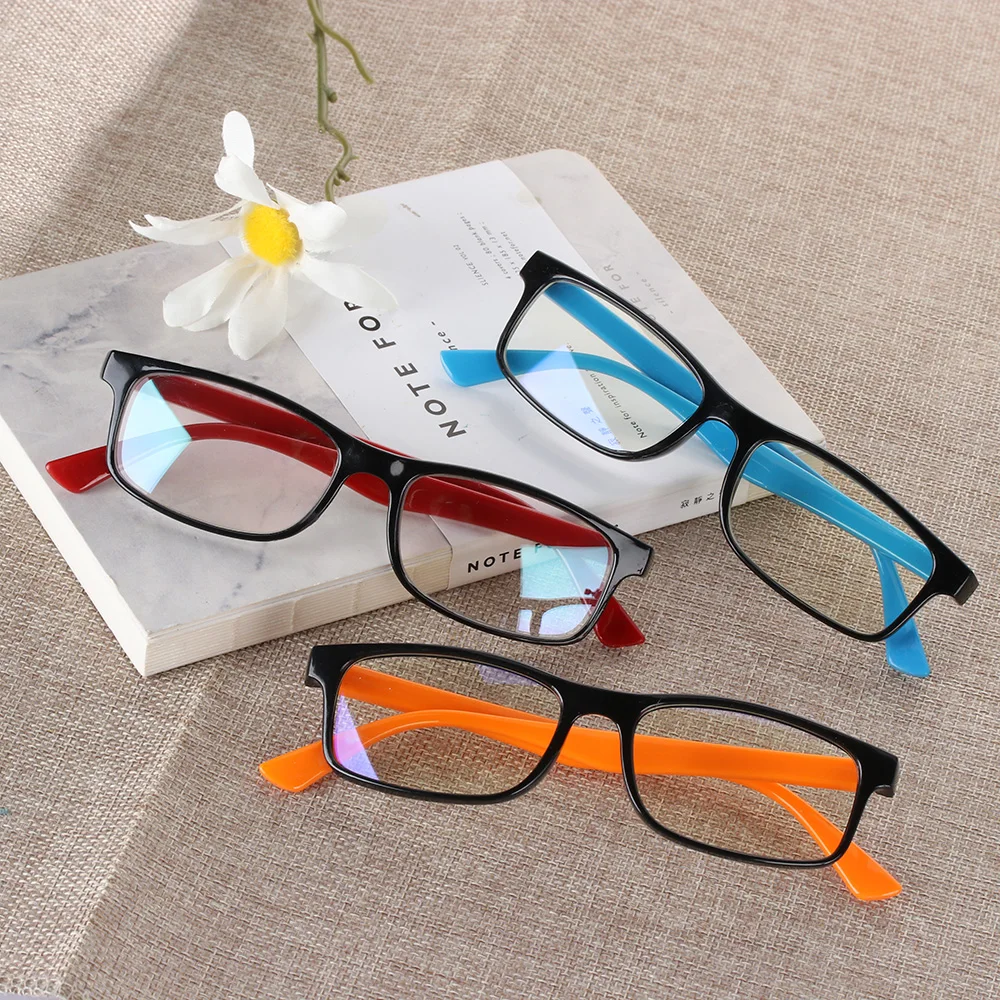 Trend Anti-blue Light Blocking Glasses Women Men Square PC Optical Frames Eyewear Vintage Computer Goggles Reading Eyeglasses