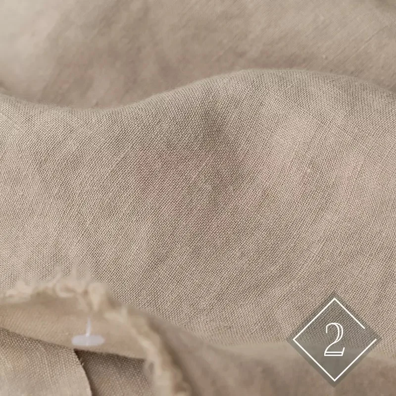 HD1052 , 100% Linen, Thick Fabric , Stone Sand Washed Linen Fabric, For Pants Jack, Ivory Gray Blue Black Colors