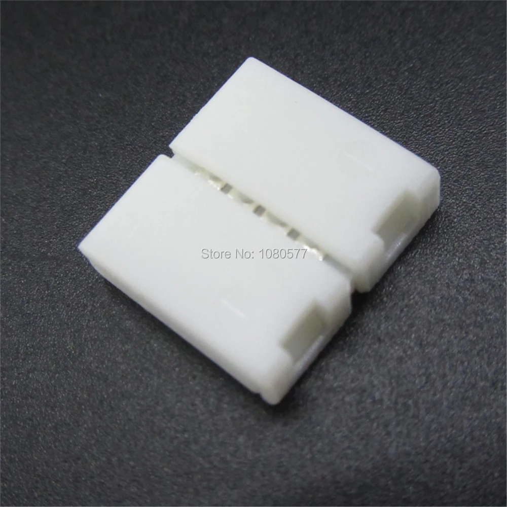10PCS 10mm 4 pin Quick LED Strip Connectors for 5050 RGB Color LED Strip Light ,Free solder