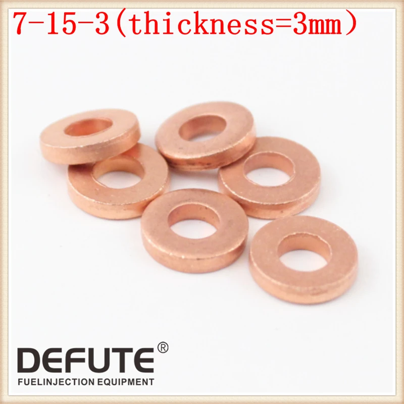 Injector copper washer F00VC17505 F00VC17504 F00VC17503 9001-850C size range: 1.5mm 2mm 2.5mm 3mm