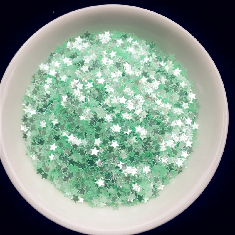 500g/Lot Star Heart Nail Glitter Sequins, High Quality Transparent Brilliant Glitters Paillettes for Girls Sequins for Crafts
