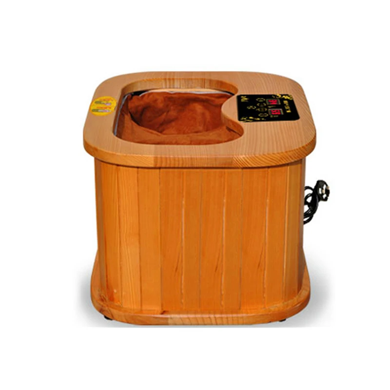 Far Infrared Foot Sauna Spectrum Therapy Barrel Full Automatic Massage Heating Cabin Canadian Hemlock Wood