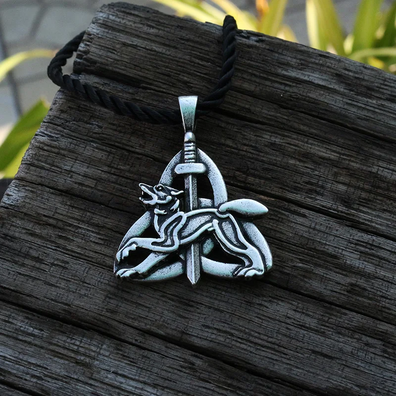 1pcs viking wolf men pendant