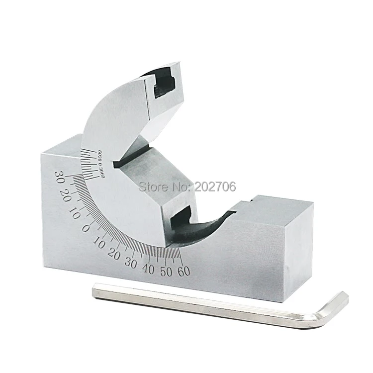 Parti di fresatura di Precisione Della Macchina Pad Regolabile 0/30/60 Angle Gauge Debugge V Blocco Pescatore Top Strumento AP25 AP30 AP46 Per La