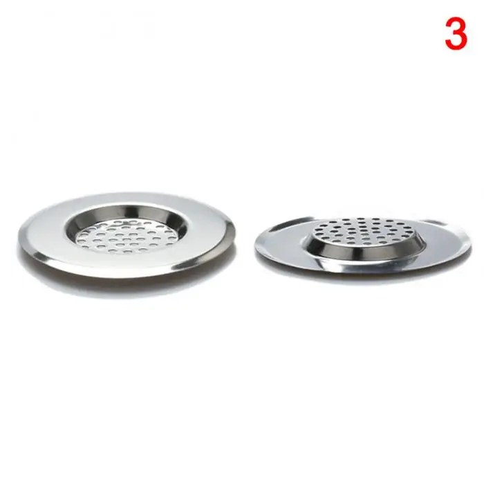 Filtro Per Lavello In Acciaio Inox A Rete - 2 Pezzi, Diametro 7 Cm, Per Cucina E Bagno - 4