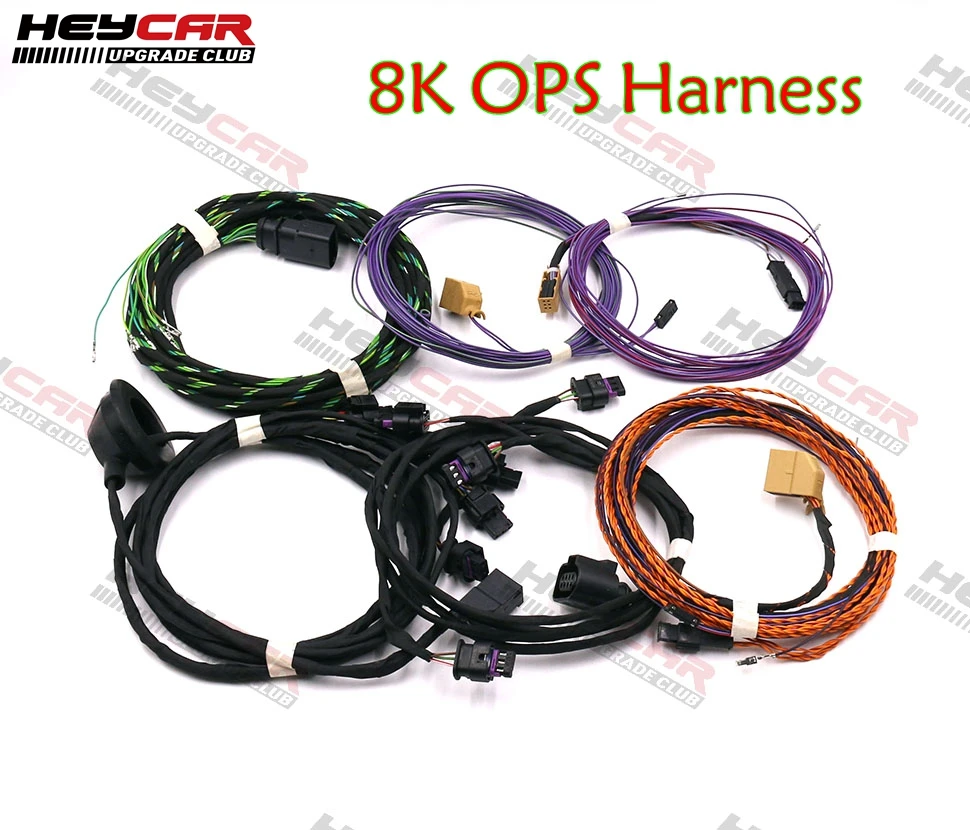 Parking Front and Rear 8K PDC OPS Install Harness Cable Wire For VW Golf 5/6 Passat B6 Touran JETTA MK5 Mk6 Tiguan Octavia Polo